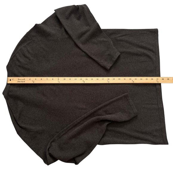 J. Ferrar V-Neck Sweater Mens L Gray Pima Cotton Blend Long Sleeve Casual Soft - Picture 7 of 7